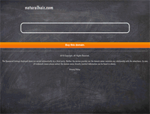 Tablet Screenshot of naturalhair.com